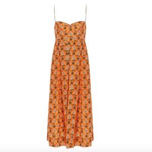 Curandera Mambo Herbal Cotton Maxi Dress